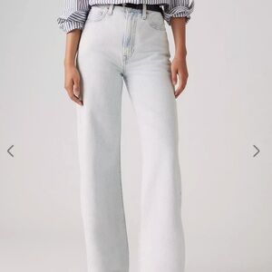 Levi's ribcage wide leg jeans